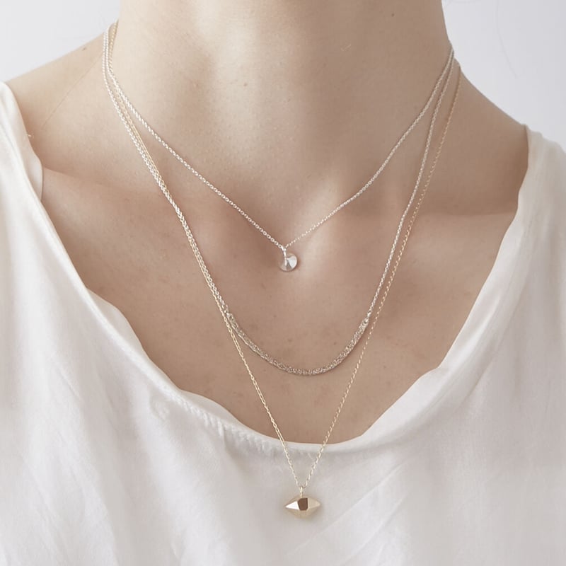 snake chain necklace 13N101 | sumikaneko