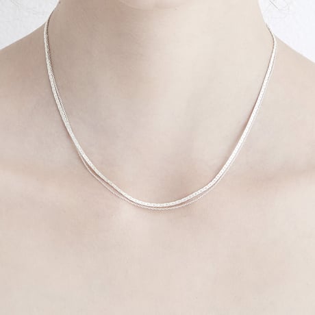 snake chain double strand necklace 13N102