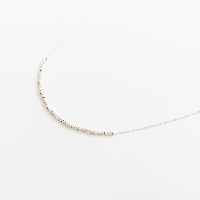 アクセサリー N1 square beads long necklace 08N101-L | sumikaneko