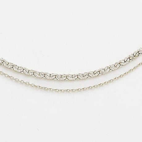 snake chain double strand necklace 13N102