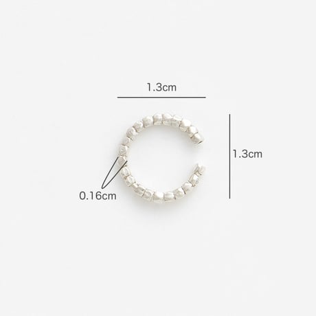 diamond fragment ear cuff -S size 18C301