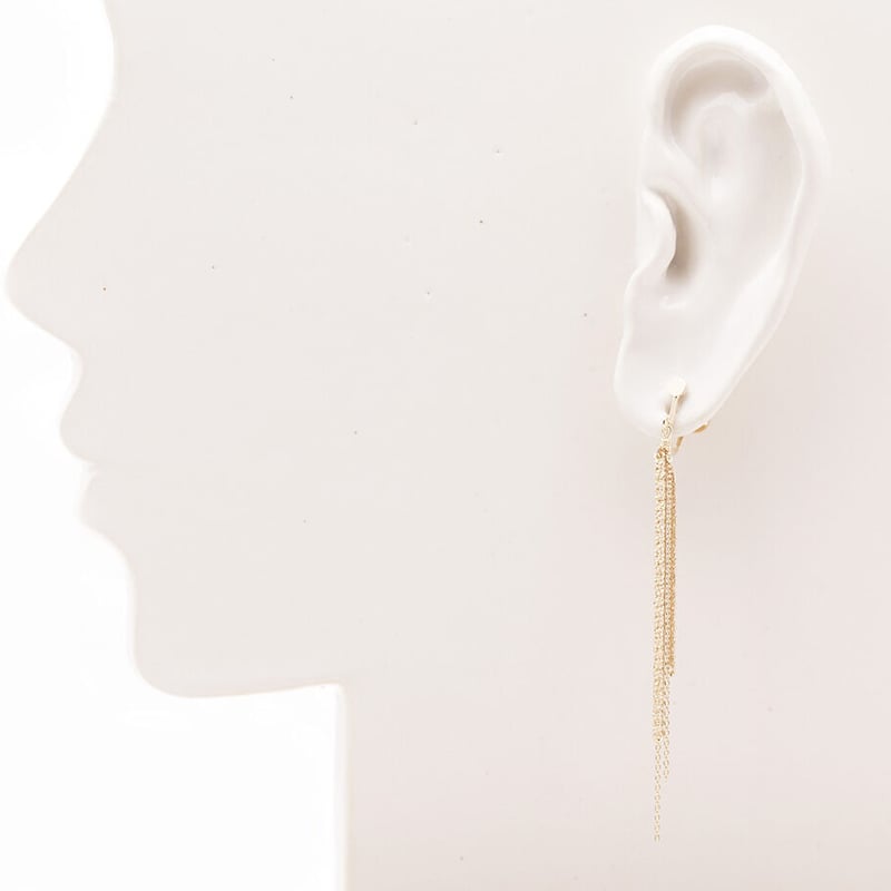 snake chain earring 13E103 / gold | sumikaneko