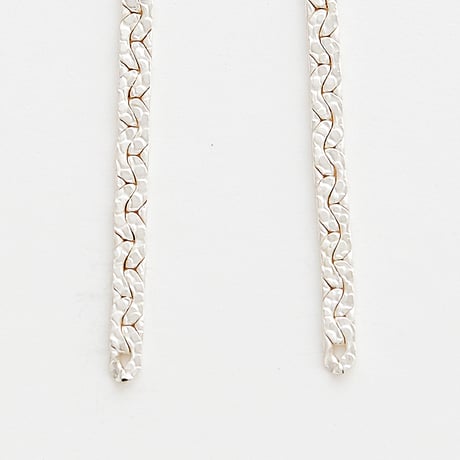 snake chain pierce 13P102 (片耳/one side) silver