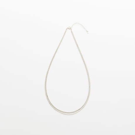 snake chain double strand necklace 13N102