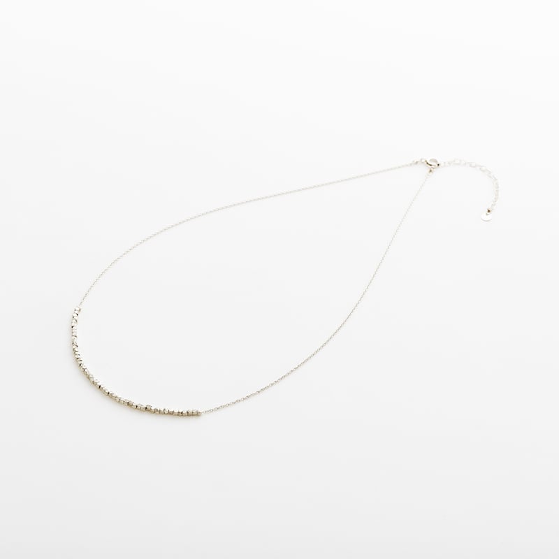 square beads necklace 08N101 | sumikaneko