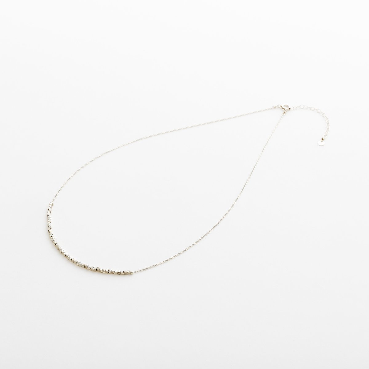 square beads necklace 08N101 | sumikaneko