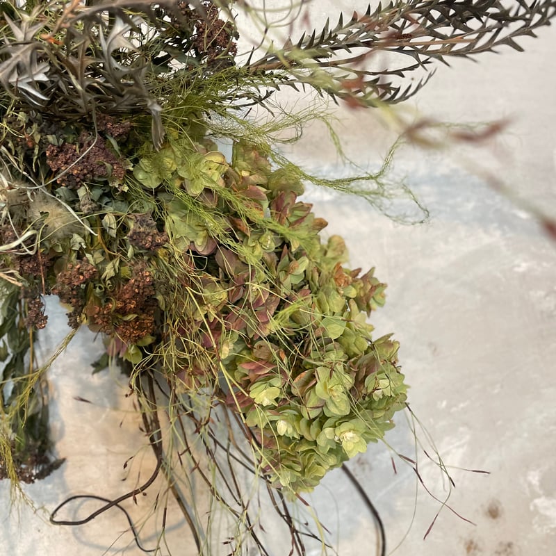 紫陽花ユニークのスワッグ | PURO BLANCO online shop