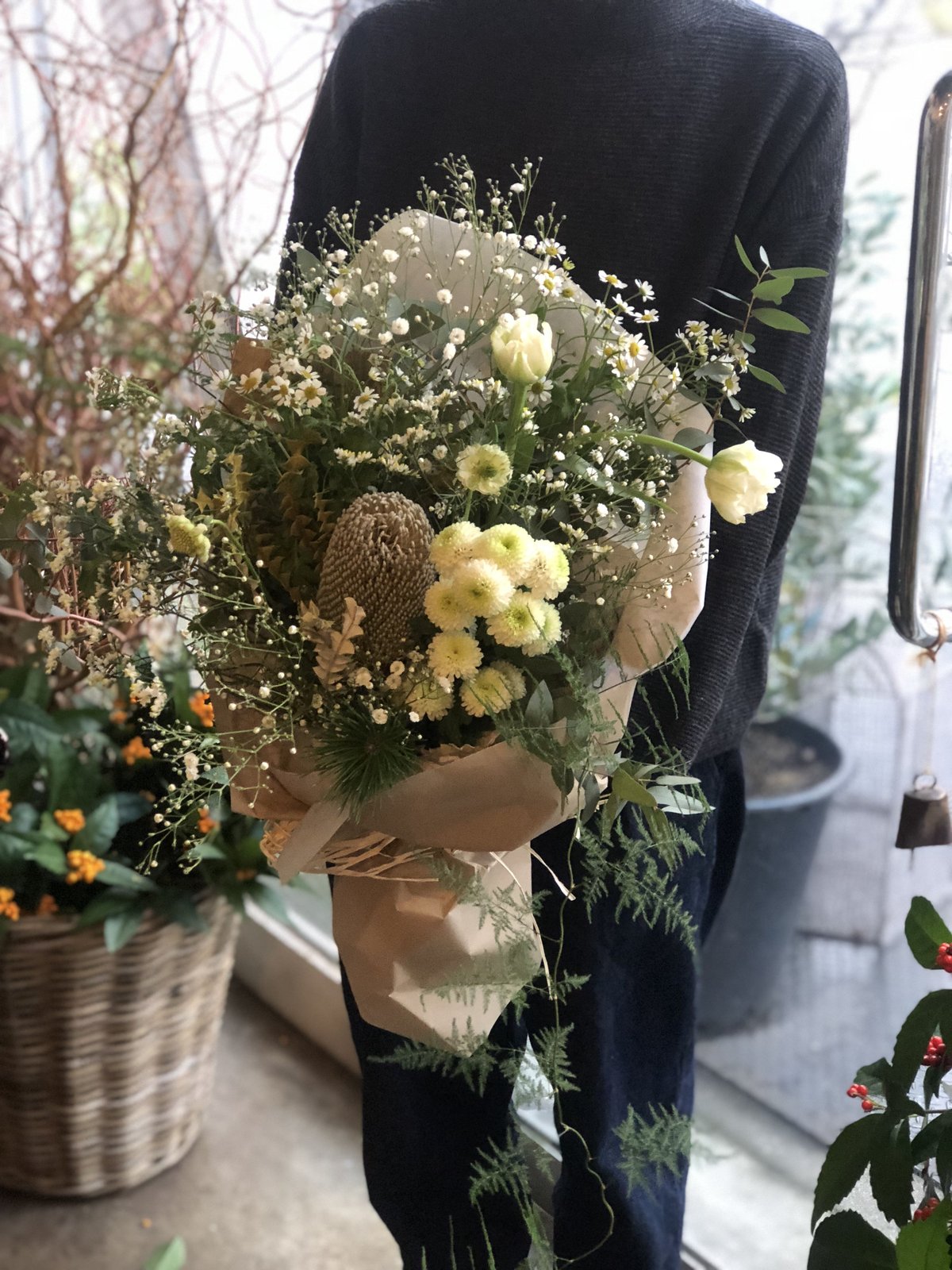 おすそ分け大量便Flower お届け日指定なし：おまかせブーケL (*中国/四国地方を除く本州