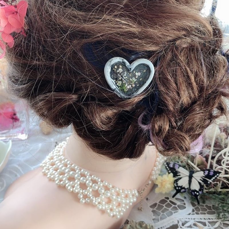 レジンヘアゴム チョコミント 大人かわいい♡ちょっぴりお洒落な