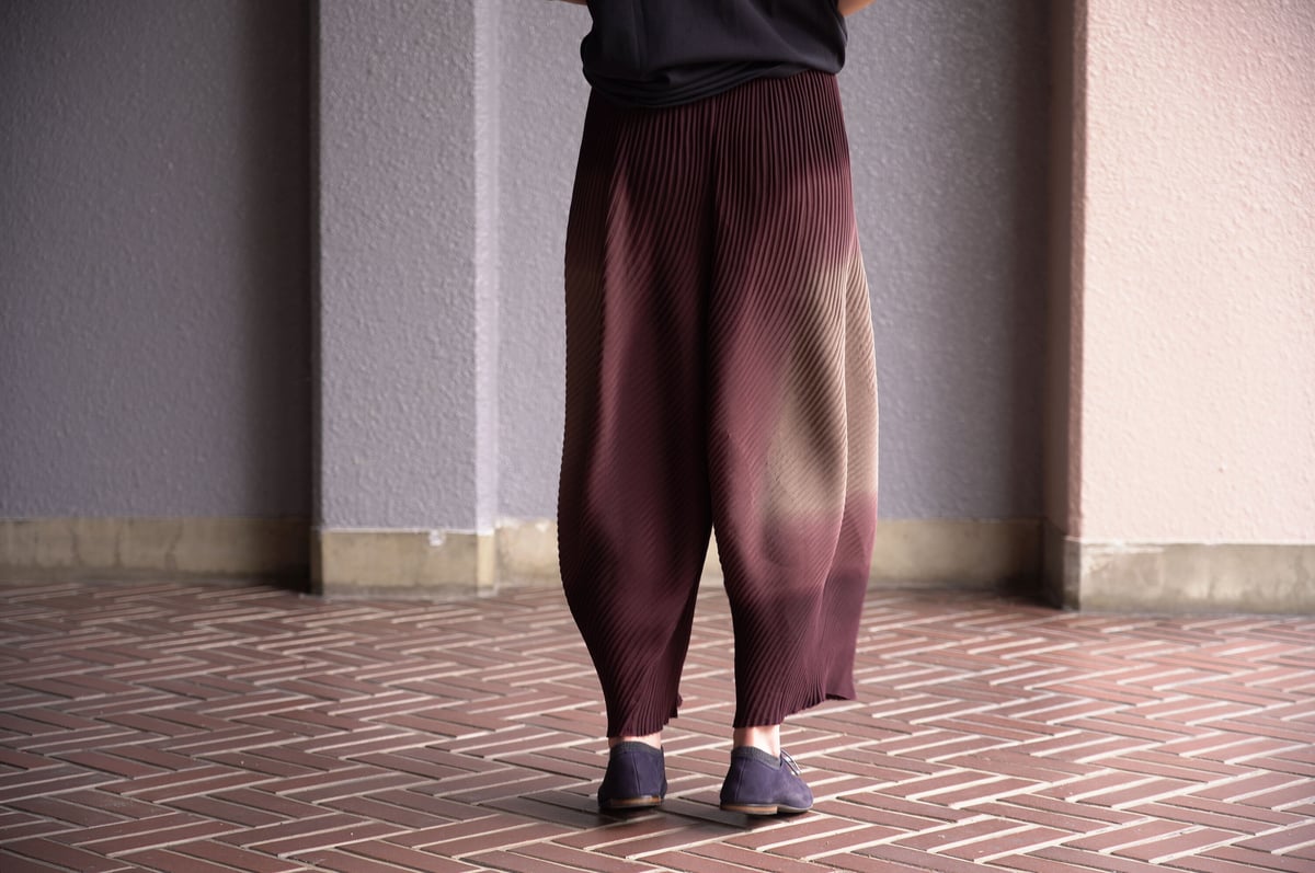 Ka na ta “classic hida pants” classic hida pants winered | Ka na ta