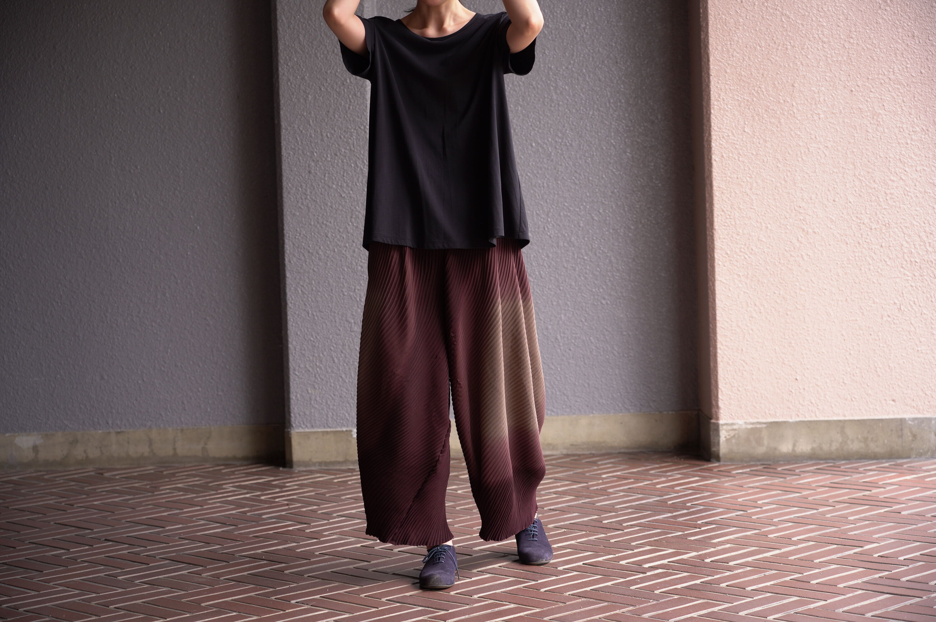classic hida pants winered | Ka na ta