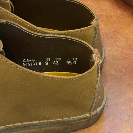 DEADSTOCK Clarks “deserttrek”  Made in England🏴󠁧󠁢󠁥󠁮󠁧󠁿 “Coke suède”