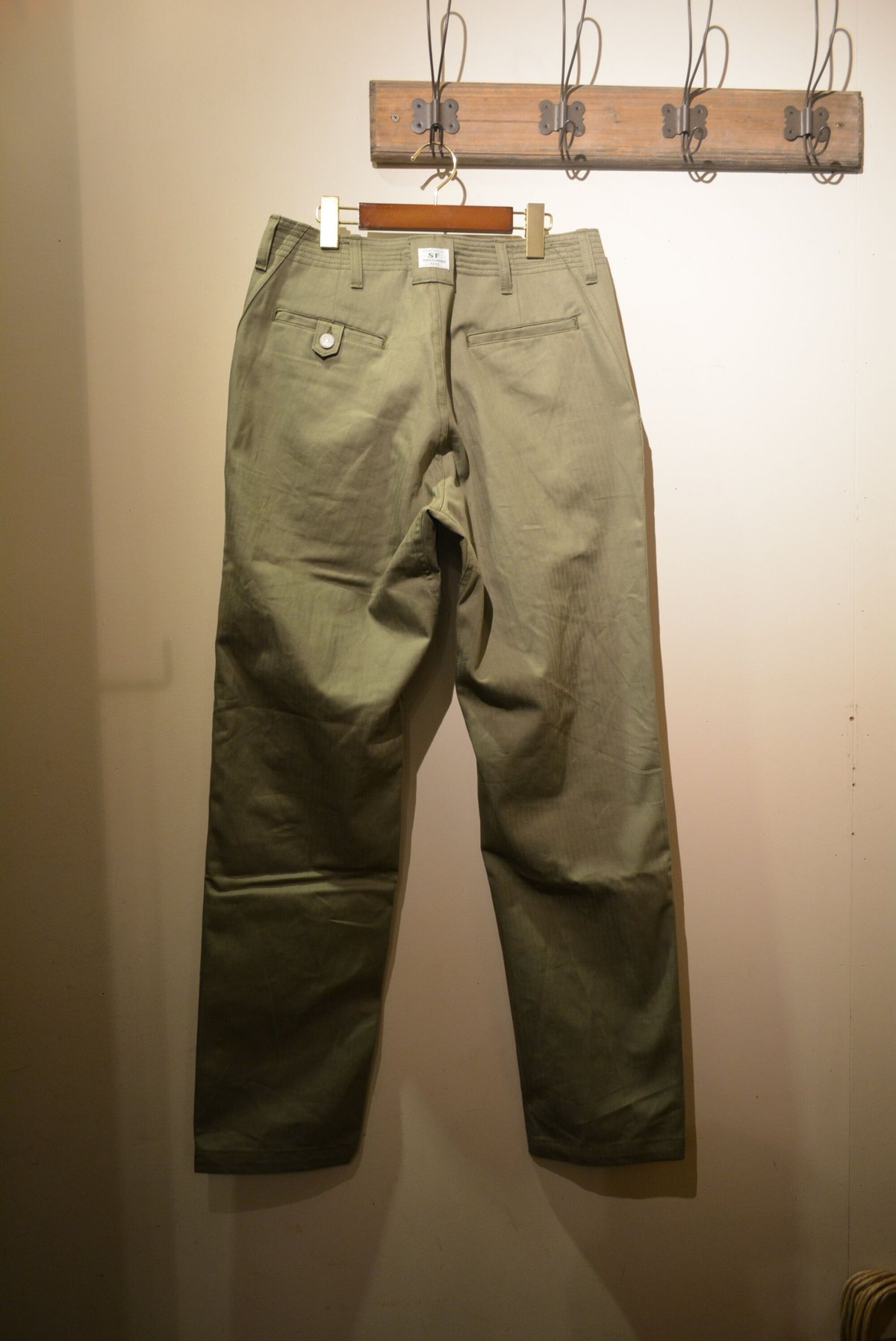 SASSAFRAS -sprayer stream pants‐OliveHBT | cred