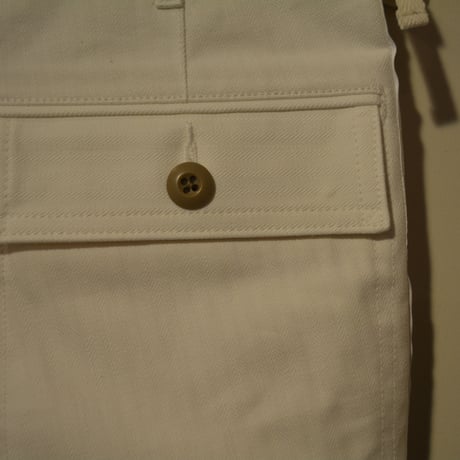 KENNETH FIELD CEREMONY Ⅱ SHORTS -LIPSTOP＆HBT(WHITE)-