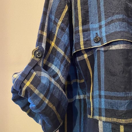 kenneth field -FIELD SHIRTS-（LINEN PLAIDS）
