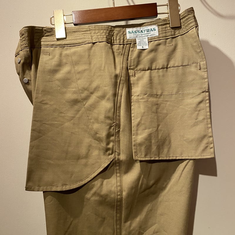 SASSAFRAS -sprayer stream pants- COTTON RIP STO