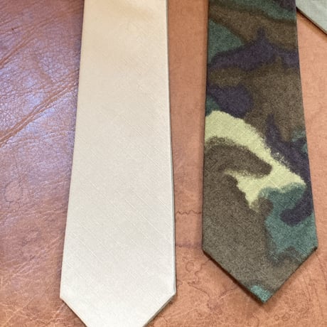 kenneth field 4face tie camo×solid rip stop