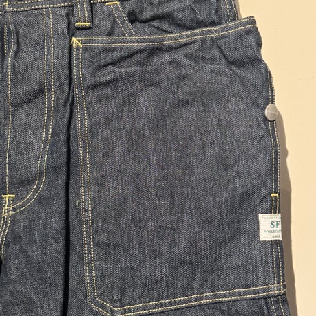 SASSAFRAS Fall Leaf Pants 1/2 13.5o.z Denim size Ｍ