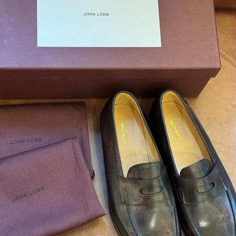 JOHN LOBB “LOPEZ” Last#4395 museumcalf DARK BROWN size６1/2 Ｅ