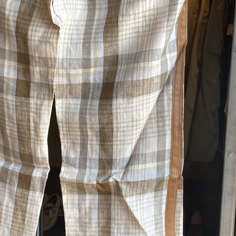 kenneth field ceremonyⅡwide plaids brown