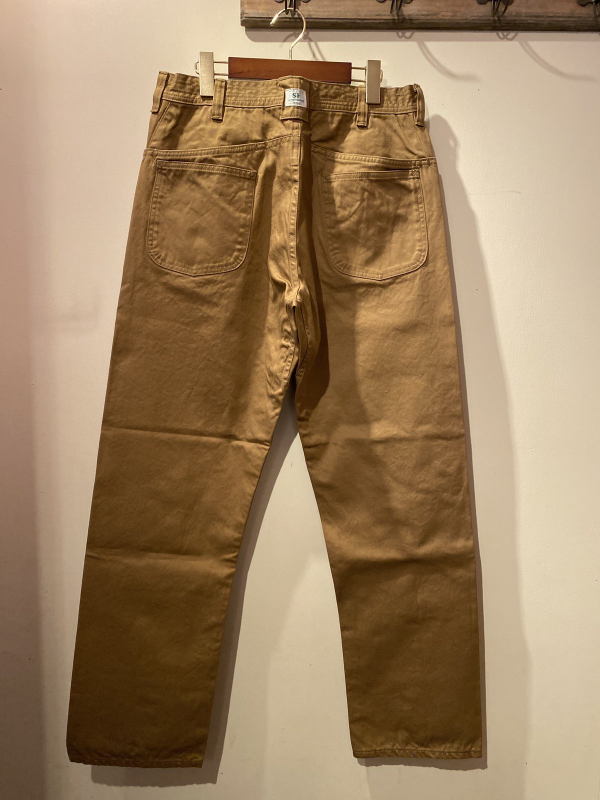 SASSAFRAS -secret sprayer pants- (High Count Twill Khaki)