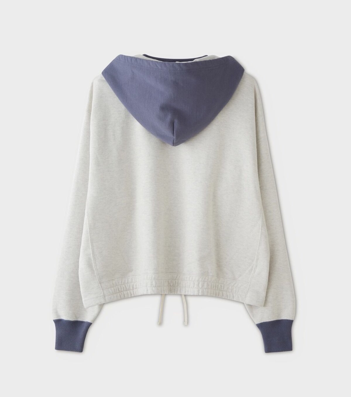 PHIGVEL‐MAKERS Co．ATTACHED HOODIE (oatmeal×purp