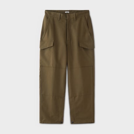 PHIGVEL‐MAKERS Co.  DOUBE CLOTH CARGO TROUSERS (OLIVE)