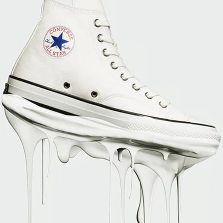 converse addict Chuck Tyler canvas Hi （WHITE）