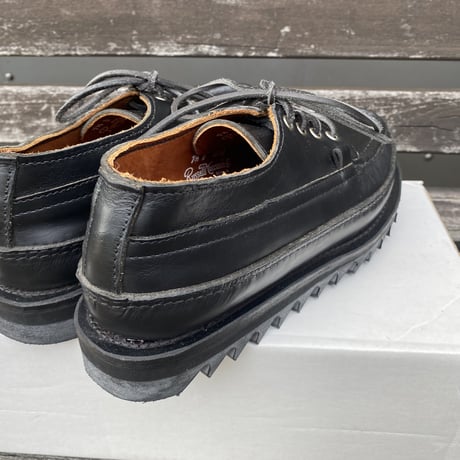 RUSSELL MOCCASIN 2758 Oneida BLK CXL Triple Vamp NOS size 7h D