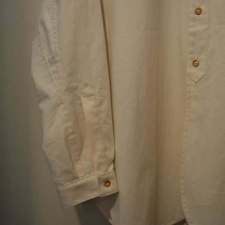 -Frankleder- bedlinenshirt (StandCollar)