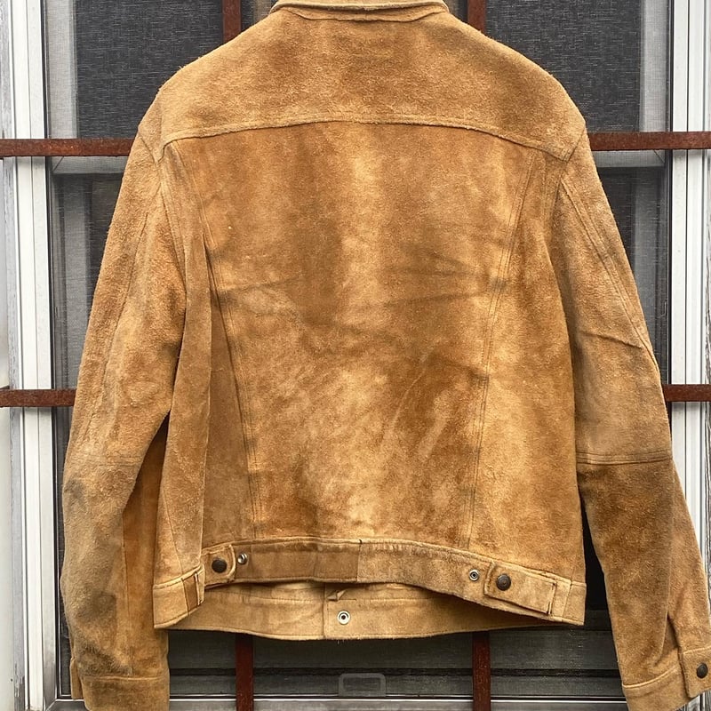 Levis 60's 3rd type suede jacket Big“E” -made i