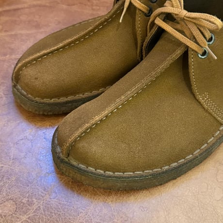 DEADSTOCK Clarks “deserttrek”  Made in England🏴󠁧󠁢󠁥󠁮󠁧󠁿 “Coke suède”