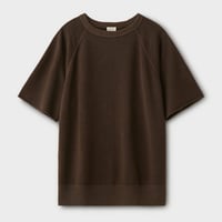 PHIGVEL MAKERS & Co. PMAJ-CL01 / LINEN SS SWEAT‐SEPIABROWN‐