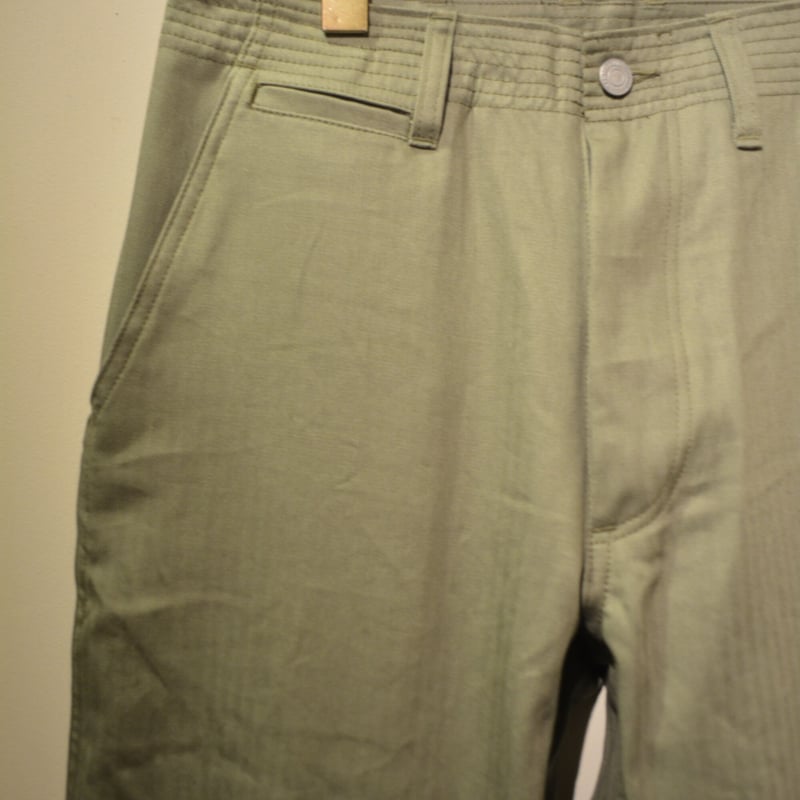 GQ2564◇SASSAFRAS : Sprayer Stream Pants◇ SASSAFRAS/ササフラス】Sprayer Stream Pant - Herringbone Blanket