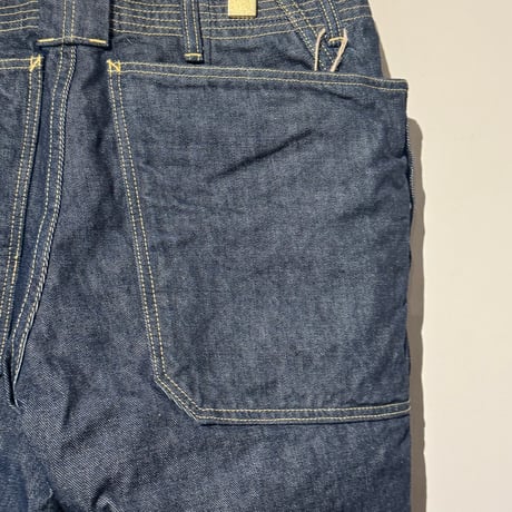 SASSAFRAS Fall Leaf Spayer Pants 1/2 13.5o.z Denim size Ｍ