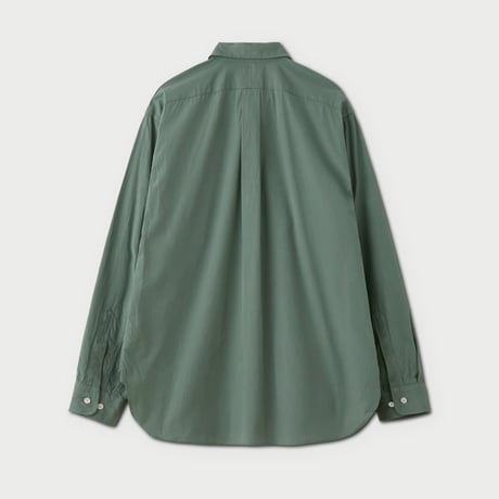 PHIGVEL‐MAKERS Co.   -permanent - PM-LS01 REGULAR COLLAR DRESS SHIRT (SAGE GREEN)