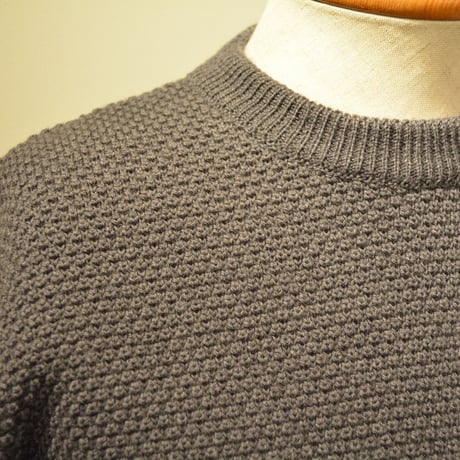 GRP WAFFLEKNIT‐mediumweight‐ grigio(ライトグレー)