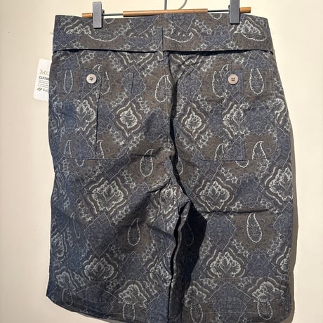 MOJITO GULF STREAM SHORTS（Gray Paisley × rip stop fabric）