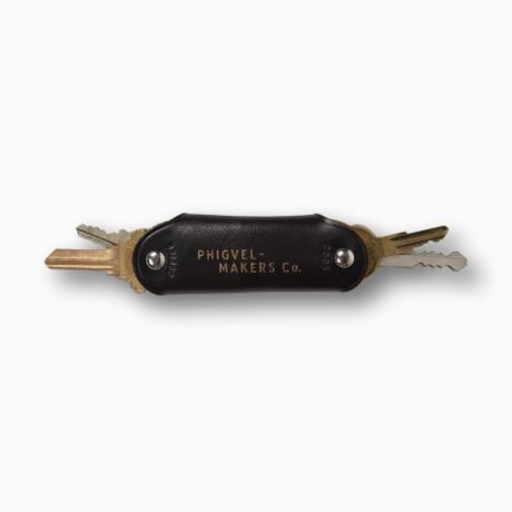PHIGVEL‐MAKERS Co． pm‐kc key case -vintage black-
