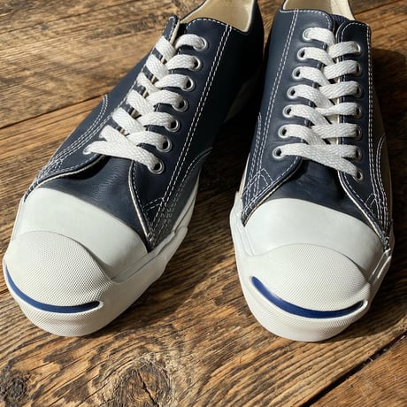 converse juck purcell (1990's deadstock navy leather) size US 8 (26.5㎝)