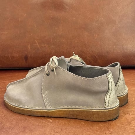 DEADSTOCK Clarks “Desert Trek”  color  gray suède made in  England🏴󠁧󠁢󠁥󠁮󠁧󠁿
