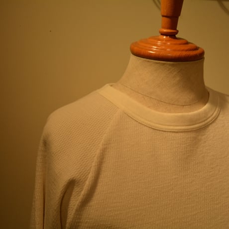 kenneth field  L/S THERMAL CREWNECK(NATURAL)