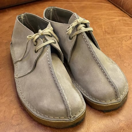 DEADSTOCK Clarks “Desert Trek”  color  gray suède made in  England🏴󠁧󠁢󠁥󠁮󠁧󠁿