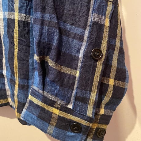 kenneth field -FIELD SHIRTS-（LINEN PLAIDS）
