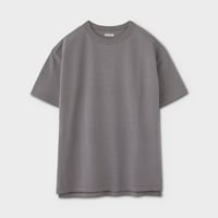 PHIGVEL‐MAKERS Co. RASCHEL BORDER SS TOP (OLD SAX×IVORY)