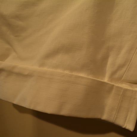 kenneth field -TURN UP SHORTS- LIPSTOP WHITE