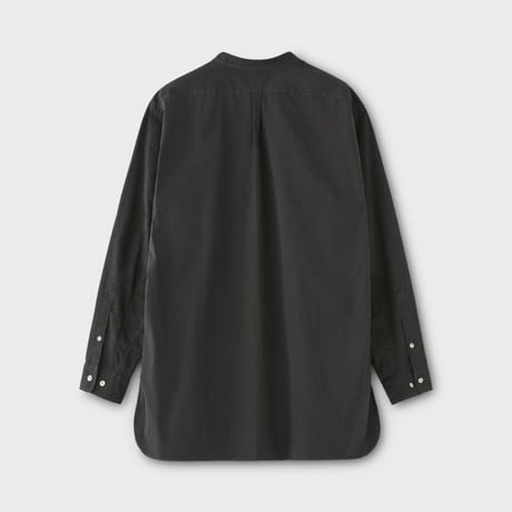 PHIGVEL‐MAKERS Co.  Band Collar Long Shirt (Graphite)