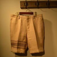 kenneth field リネンショーツ