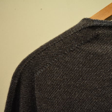 -seldom- V‐neck sweater　‐BROWN‐