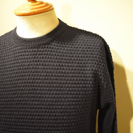 GRP crewneck ‐spotknit‐ BLU(ネイビー)